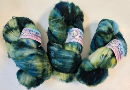 Oceans Deep in Brushed Merino Lace Weight Yarn