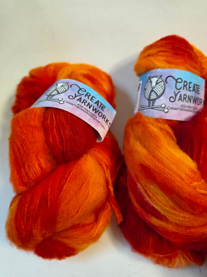 Eastern Shore Sunrise in Brushed Merino Lace Weight Yarn