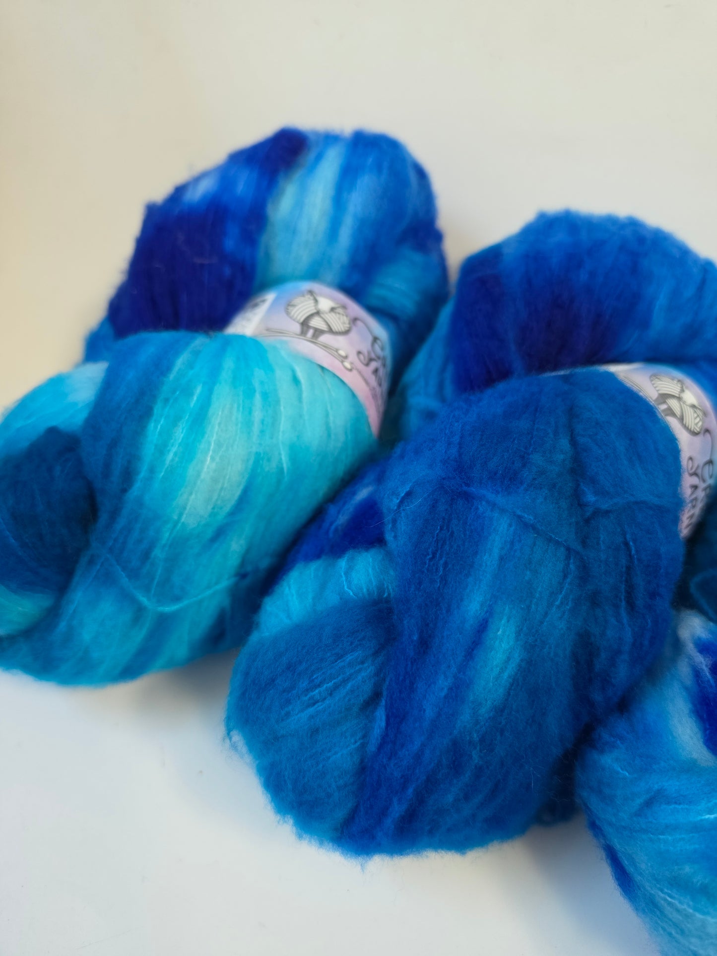 Blue Skies in Brushed Merino Lace Weight Yarn