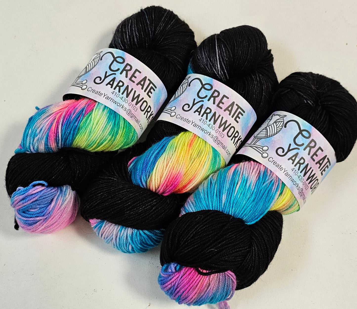 80's Remix in Superwash Merino/Nylon (85/15) Blend Fingering Weight Yarn - Preorders