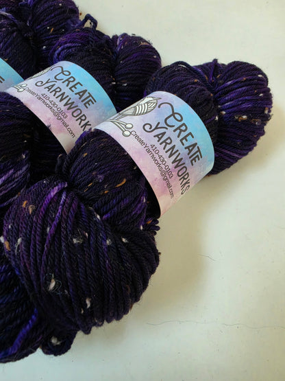 Purples in DK Merino Tweed Yarn