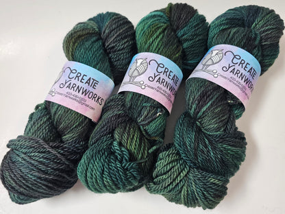 Mossy in Superwash Bluefaced Leicester (BFL) Worsted Weight Yarn