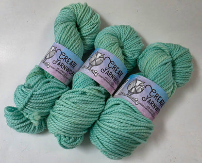Breakfast at Tiffany's in 100% Superwash Merino Bulky Yarn