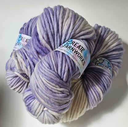 Lavender in 100% Superwash Merino Super Bulky Yarn
