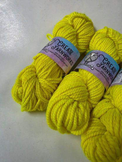 Oh Yeah! in 100% Superwash Merino Bulky Yarn