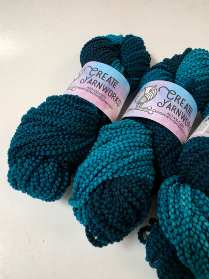 Tempting Teal in US Merino Blend Bulky Yarn