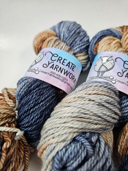 I Wanna Be a Cowboy in Superwash Merino Worsted Weight Yarn