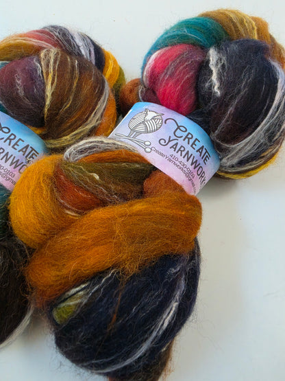 POTM Oct 2026 in Cormo/ Rose Fiber/ Baby Alpaca custom blend Top 4oz braid