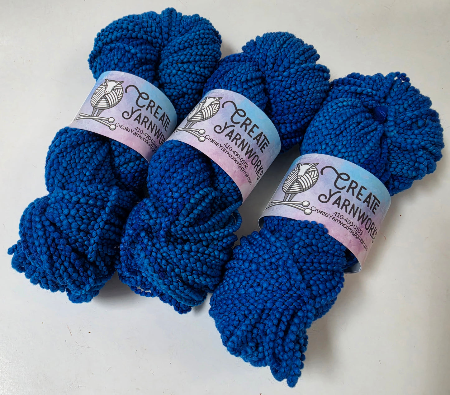 Blue Skies in US Merino Blend Bulky Yarn