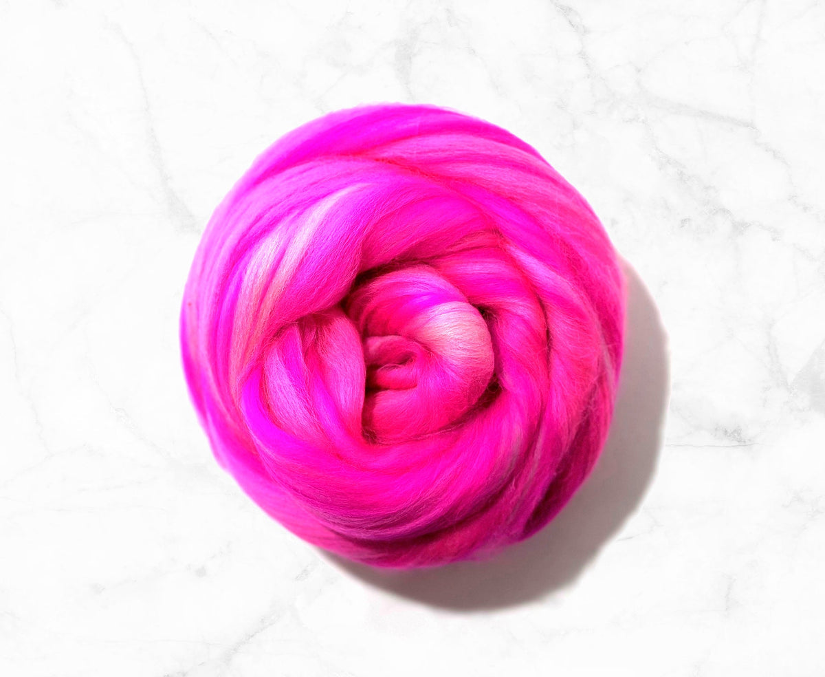 Fuchsia Limited Edition Roving