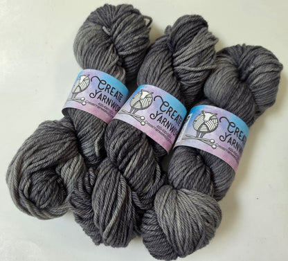 Stormy Skies in Superwash Merino Worsted Weight Yarn