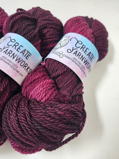 Wine Country in Superwash Merino Worsted Weight Yarn
