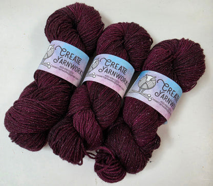 Wine Country in Silver Shimmer DK Weight Yarn