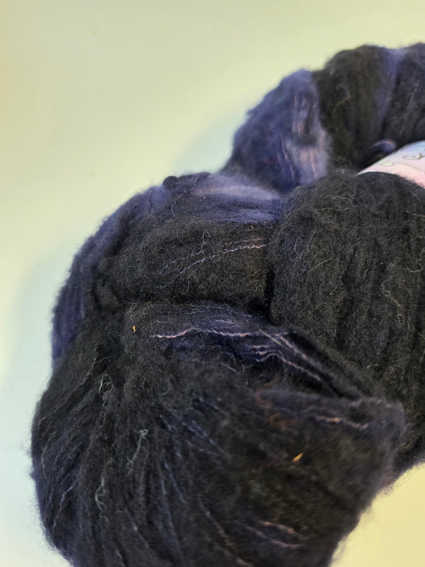 Navy in Brushed Merino Lace Weight Yarn