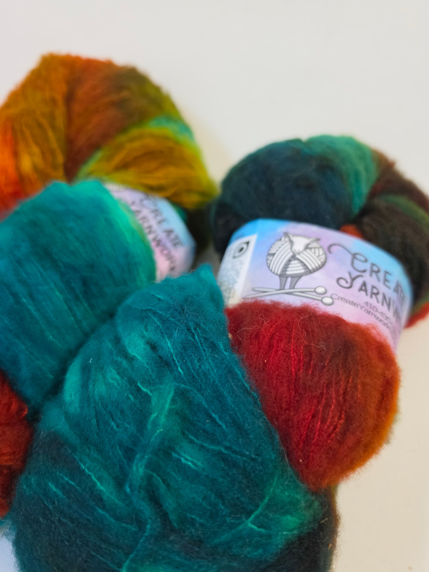 Tortoise Shell in Brushed Merino Lace Weight Yarn