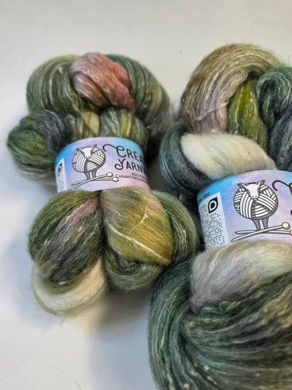 WAFA May 26 Palette of the Month in Merino Tweed Top Roving Blend 4oz braid